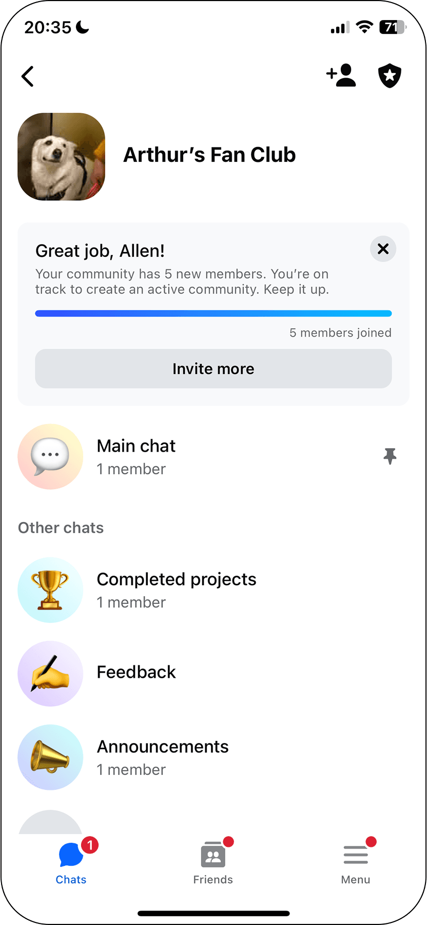 Community onboarding and engagement features